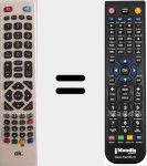 Replacement remote control for OLE24150W