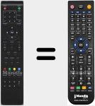 Replacement remote control for RC57DTVUSBOS