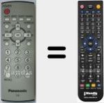 Replacement remote control for EUR7717070