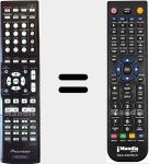 T&eacute;l&eacute;commande pour remplacer AXD7662 (8300766200010IL)