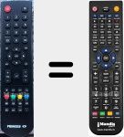 Mando a distancia sustituto de LED32GRG5SP(T)