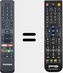 Replacement remote control for RC43160N (23656802)