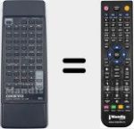 Télécommande pour remplacer RC-259S