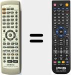 Replacement remote control for RC-505M (24140505)