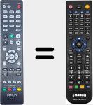 Replacement remote control for RC-1253 (943307102460S)
