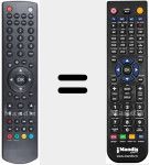 Replacement remote control for RC1910 (20571200)