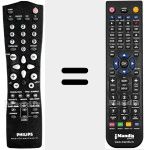 T&eacute;l&eacute;commande pour remplacer RC 2526 / 01 (482221910707)