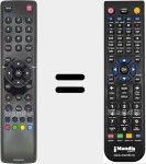 Télécommande pour remplacer RC 3000 E 02 (04TCLTEL0223)