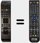 Replacement remote control for RC4800