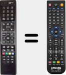 Replacement remote control for RC 4846 (30076687)