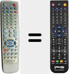 Télécommande pour remplacer RC-R0722 (A70158108)