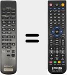 Mando a distancia sustituto de RM-U265 (147363311)