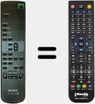 Replacement remote control for RMT-DS11 (147640311)