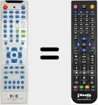Télécommande pour remplacer RNC-46
