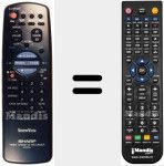 Mando a distancia sustituto de RRMCG0138AJSA