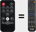 Replacement remote control for SB160IBT