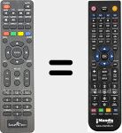 Télécommande pour remplacer SMT32N40HC3L1B1