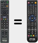 Replacement remote control for RM-GA015 (148730621)
