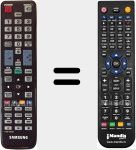 Télécommande pour remplacer AA59-00508A