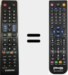 Télécommande pour remplacer BN59-01178F
