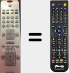 Replacement remote control for SL424WFHD100