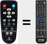 Télécommande pour remplacer Screenplay MX2 HD