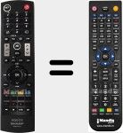 Télécommande pour remplacer RRMCGB067WJSA