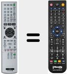 T&eacute;l&eacute;commande pour remplacer RMT-D 230 P (147955811)