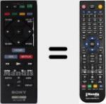 Replacement remote control for RMT-B128P (149268821)