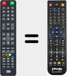 Replacement remote control for K24DLT7F