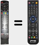 Replacement remote control for REMCON521