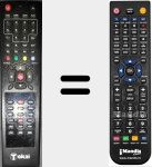 Télécommande pour remplacer LTE2220S
