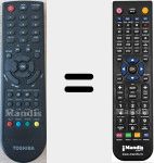 Replacement remote control for StoreTv+