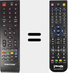 Télécommande pour remplacer LED32X16