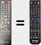 Télécommande pour remplacer TQL24HDVD001