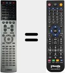 Replacement remote control for RAV506 (ZF270400)