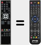 Télécommande pour remplacer NF036RD