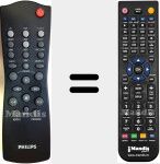 Télécommande pour remplacer RC28242401 (313922883202)