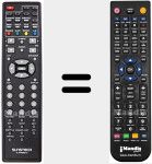 Mando a distancia sustituto de TL-X1953D-NV
