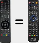Télécommande pour remplacer RC2712 (30073061)