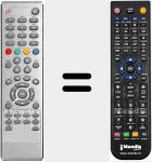 Replacement remote control for AWS2651