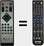 Replacement remote control for BST1003
