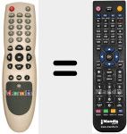 Télécommande pour remplacer REMCON097