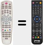 Replacement remote control for REMCON245
