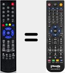 Replacement remote control for FBPNA35