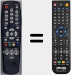 Replacement remote control for LRCS03E