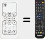 Télécommande pour remplacer KPT-2000B 5203L