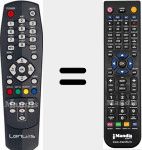 Replacement remote control for Lenuss003