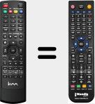 Replacement remote control for NTR90