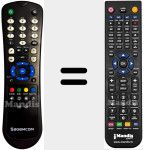 Replacement remote control for REMCON011